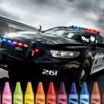 Police Cars Coloring